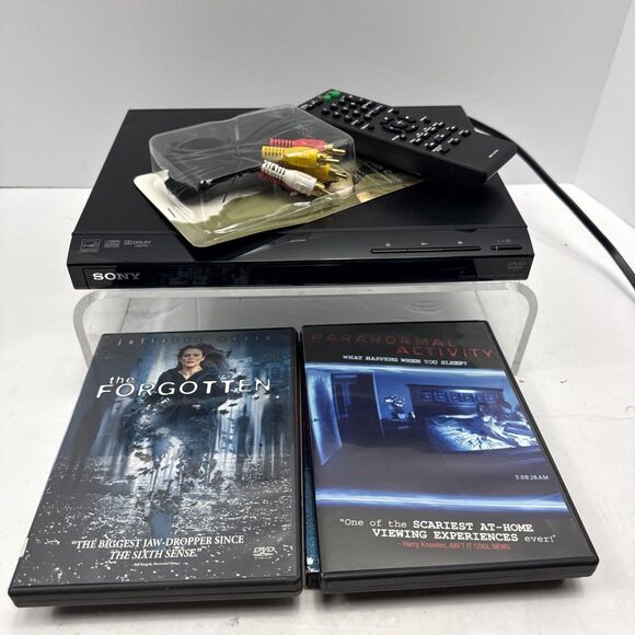 Sony Dvd Player Horror Movie Bundle Paranormal Activity White Noise 4 Films - Picture 4 of 9